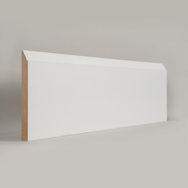 Listwa przypodłogowa MDF (zagruntowana wypełniaczem i biała perłowa) 3/5