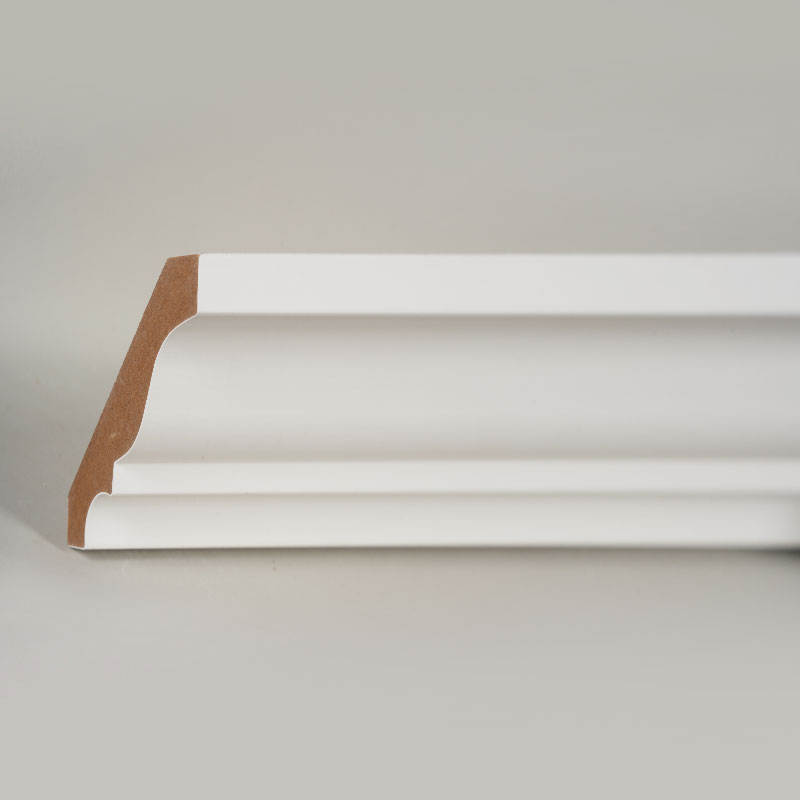 Listwa koronowa MDF (zagruntowana wypełniaczem i biała perłowa) 3/5' x 3 1/4'