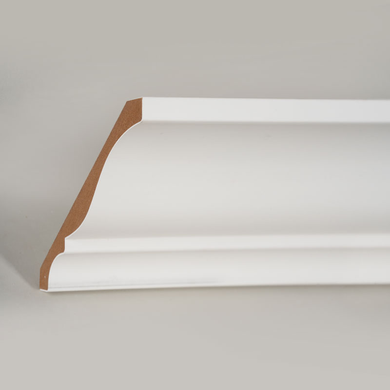Listwa koronowa MDF (gruntowana wypełniaczem i perłowa biel) 3/5' x 5 1/4'