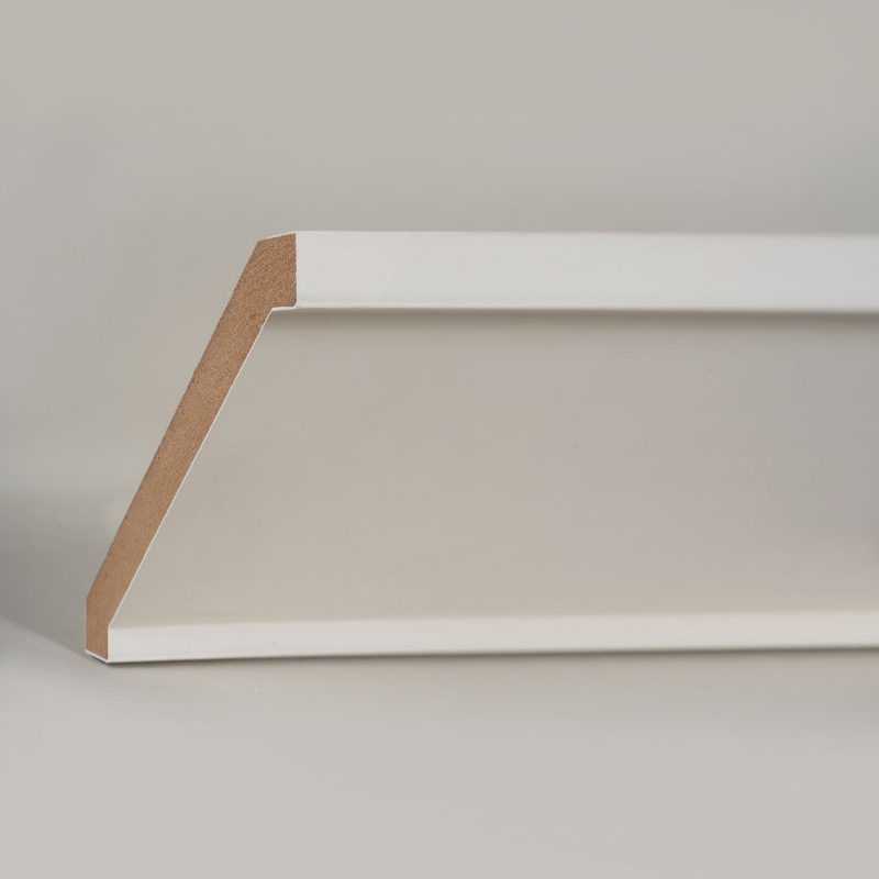 Listwa koronowa MDF (zagruntowana wypełniaczem i biała perłowa) 3/5' x 4 1/4'
