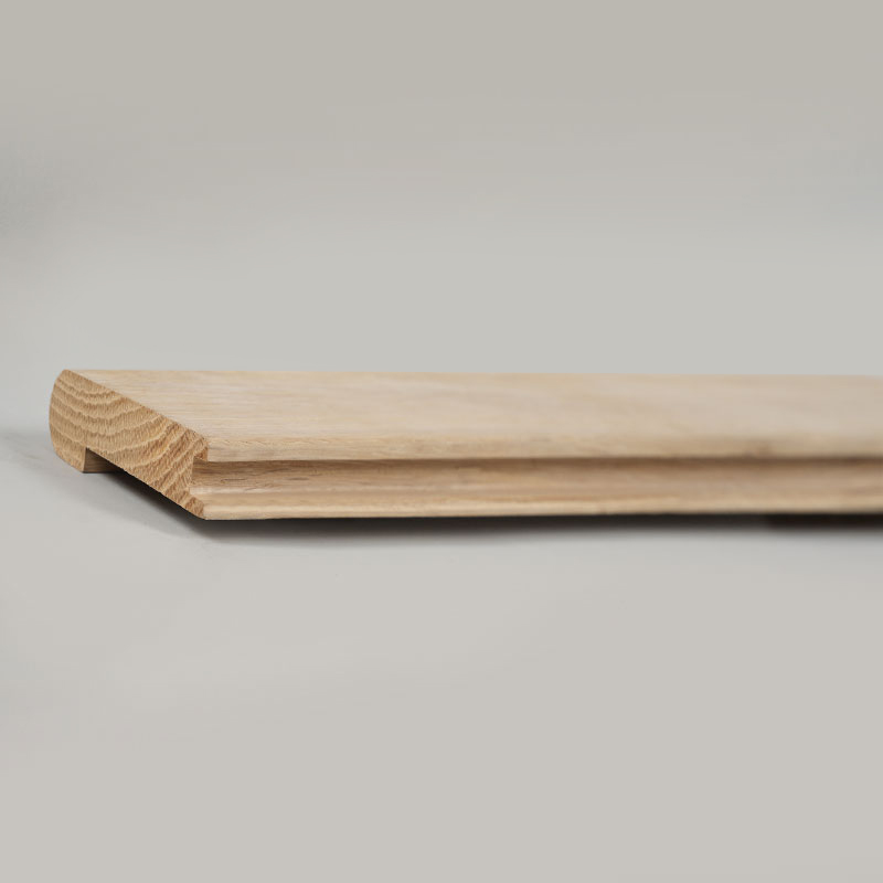 Dąb biały, całe bale, listwy schodowe (niewykończone farbą) – dąb naturalny kolor – 3/5'x2 15/16'